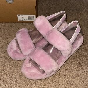 Cozy Pink Ugg Oh Yeah Slides